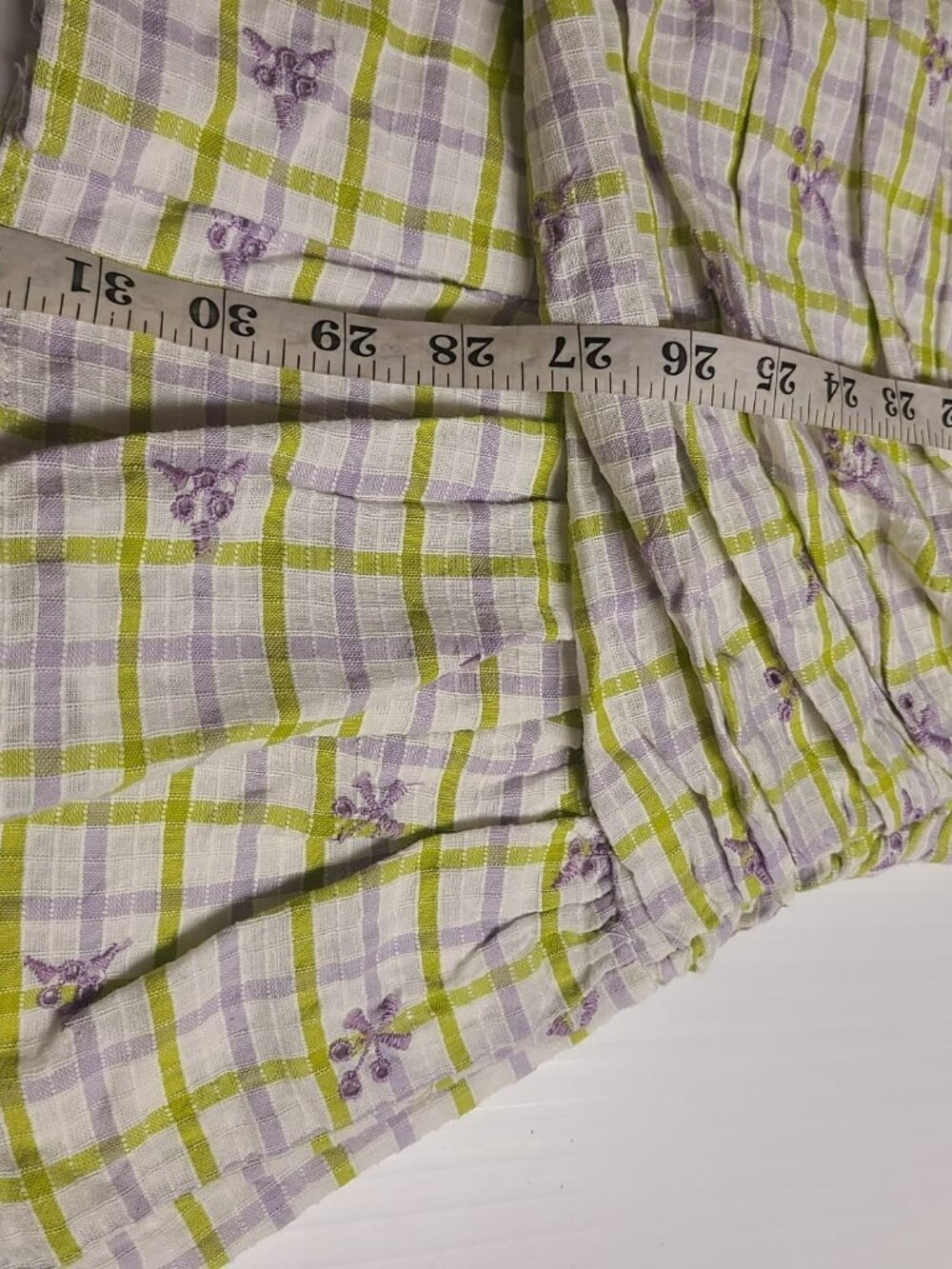 ZARA Checkered Draped Dress Size M 0881/315 - Picture 4 of 9